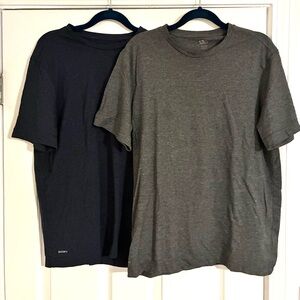 Men's Gray and Dark Gray T-Shirts